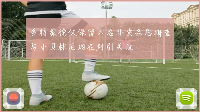 多特蒙德仅保留六名非卖品恩梅查与小贝林厄姆在列引关注